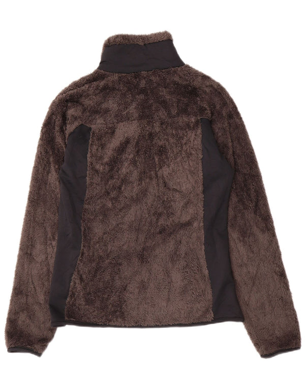 Columbia Damen Fleecejacke UK 14 Mittelgraues Colourblock-Polyester