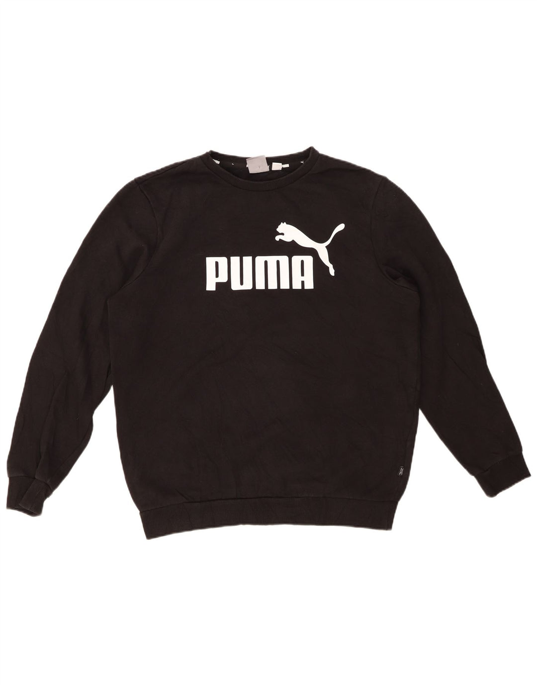 PUMA Herren Grafik-Sweatshirt-Pullover, mittelschwarz, Baumwolle