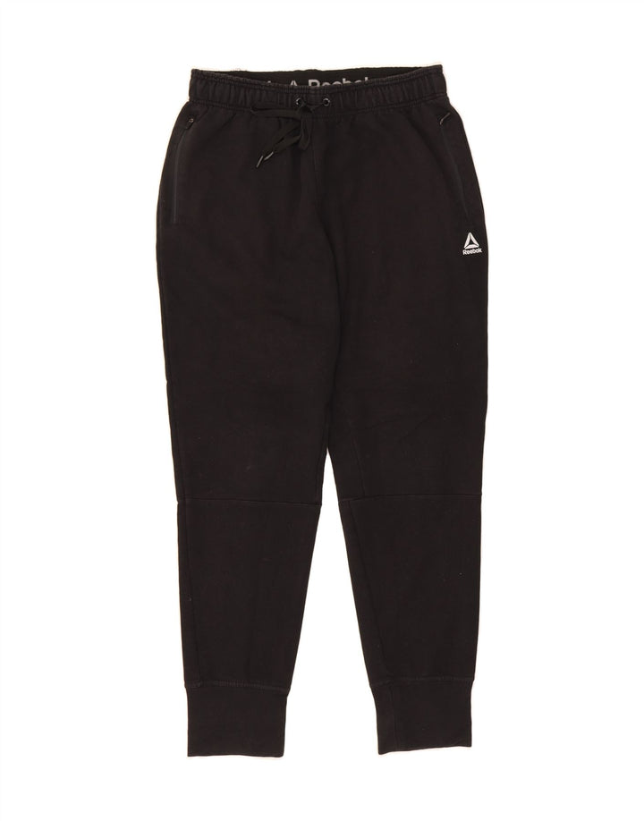 REEBOK Mens Tracksuit Trousers Joggers Medium  Black Cotton Vintage Reebok and Second-Hand Reebok from Messina Hembry 