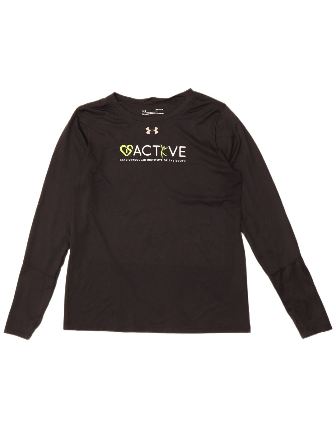 Under Armour Herren Graphic Top Langarm Medium Schwarz Polyester