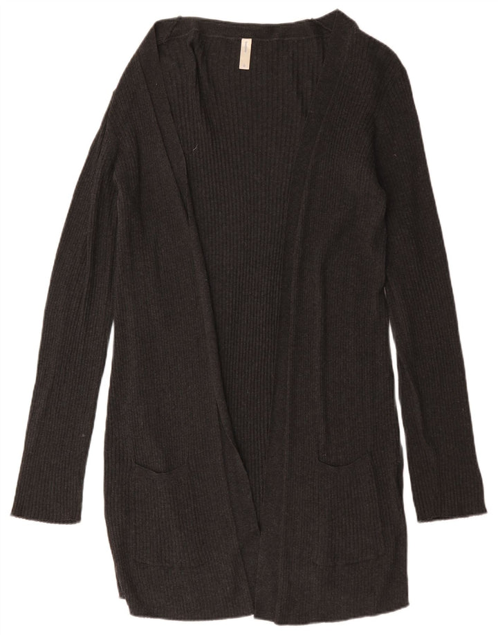 GAP Damen Longline Open Cardigan Pullover UK 16 Large Grau