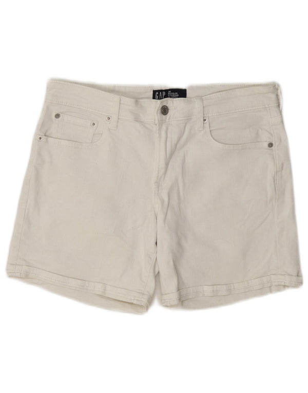 Gap Womens Standard Regular Denim Shorts W28 Mittelweiße Baumwolle