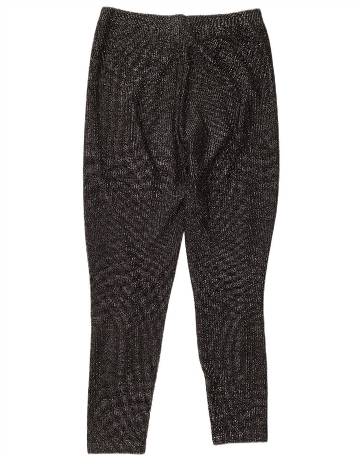 Meico Damen-Leggings IT 42 Mittelschwarz geflecktes Polyacryl