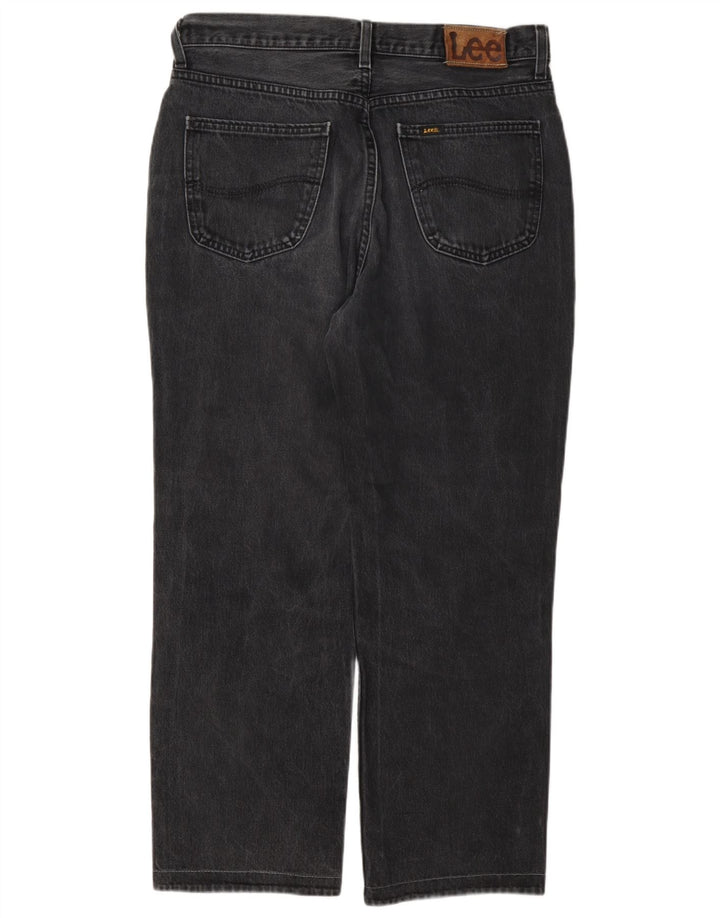 Lee Herren Straight Jeans W32 L27 Grau