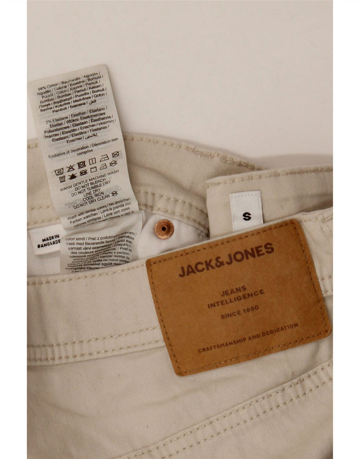 Jack & Jones Herren-Shorts, normal, lässig, Größe S, W29, Beige, Baumwolle