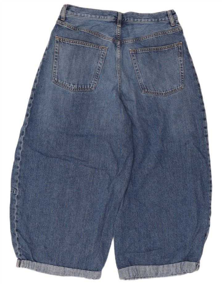 Cos Damen Harems-Capri-Jeans, EU 38, mittelgroß, W30, L21, blaue Baumwolle