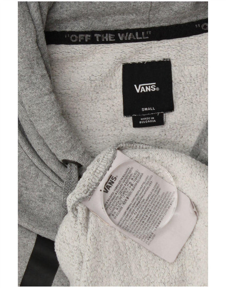 Vans Herren-Kapuzenpullover mit Grafik, klein, grau gefleckte Baumwolle