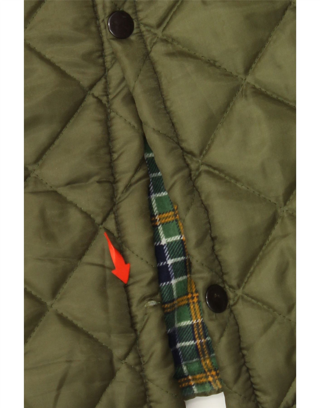 VINTAGE Herren Steppjacke UK 42 XL Khaki Polyester