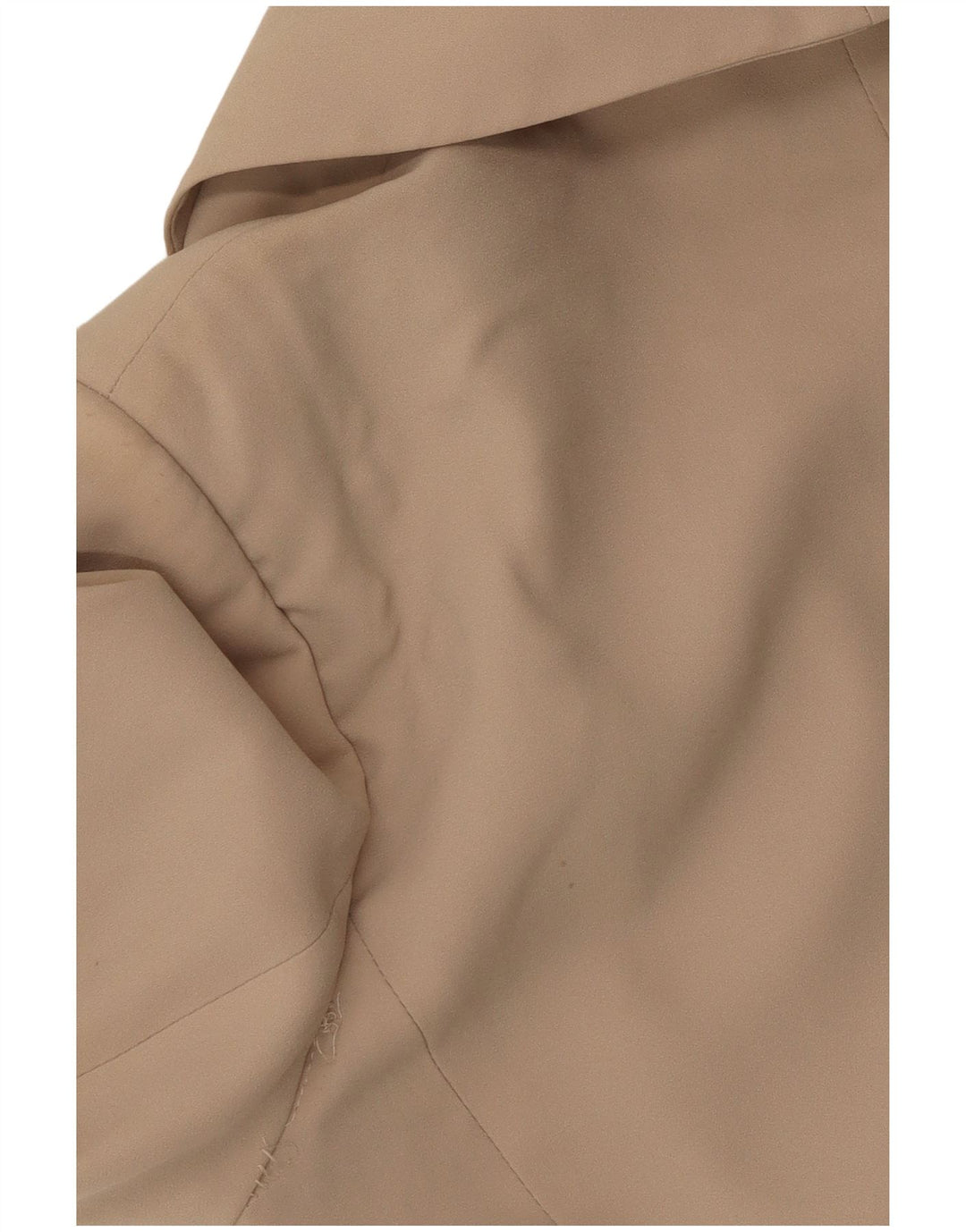 Benetton Damen 1-Knopf-Blazerjacke UK 12 Mittelbeige