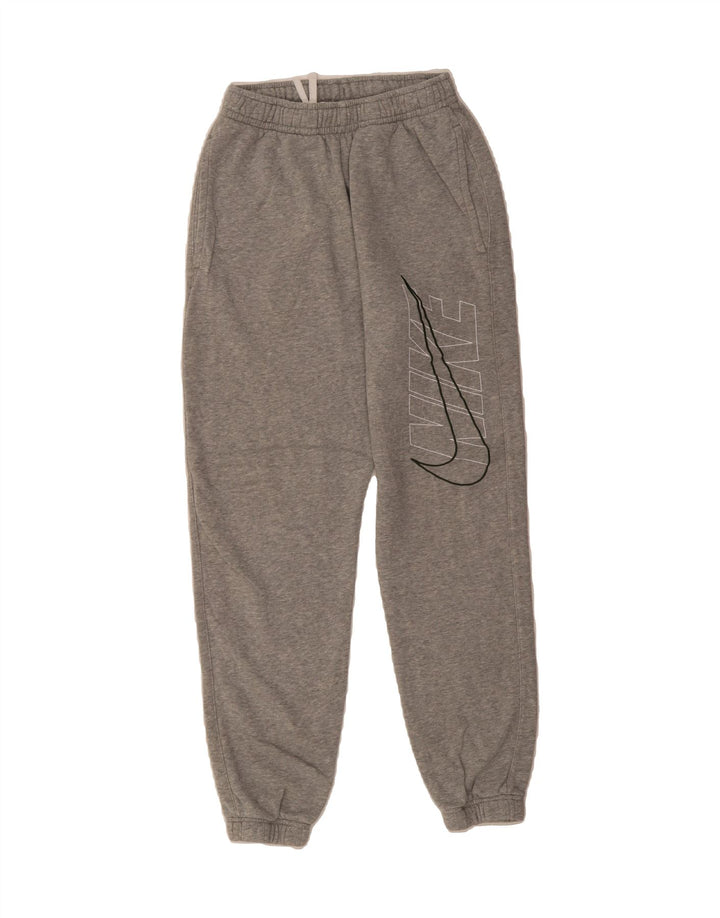 NIKE Mens Graphic Tracksuit Trousers Joggers Small  Grey Cotton Vintage Nike and Second-Hand Nike from Messina Hembry 