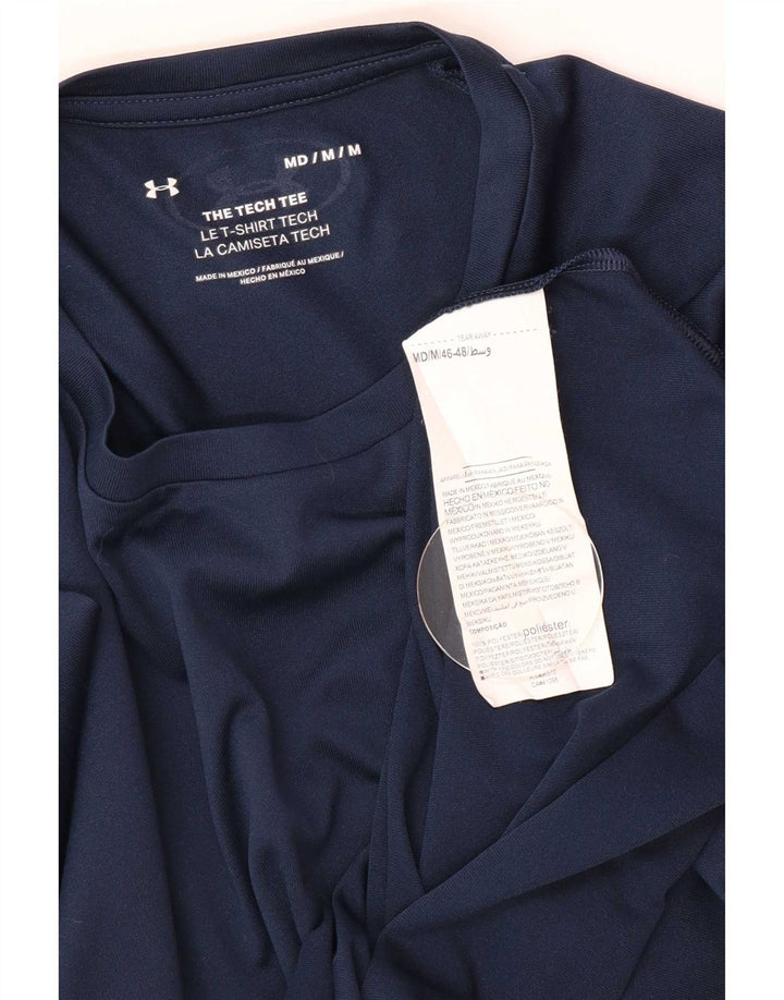 Under Armour Herren T-Shirt Top Medium Marineblau Polyester