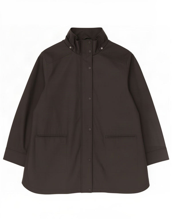 John Lewis Damen Windjacke UK 18 XL Schwarz Polyurethan