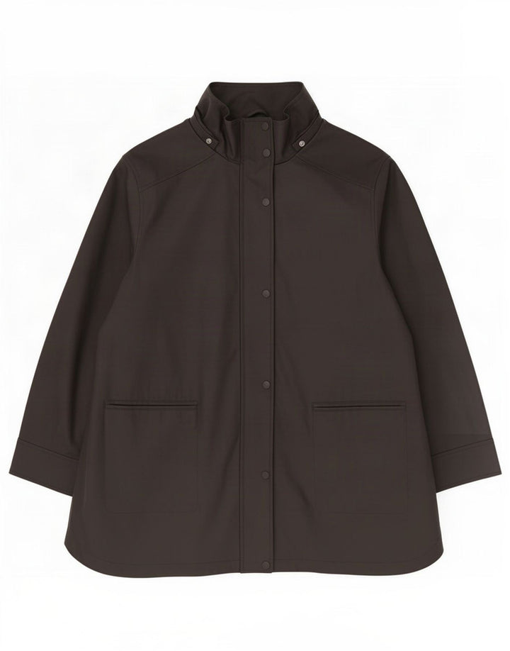 John Lewis Damen Windjacke UK 18 XL Schwarz Polyurethan