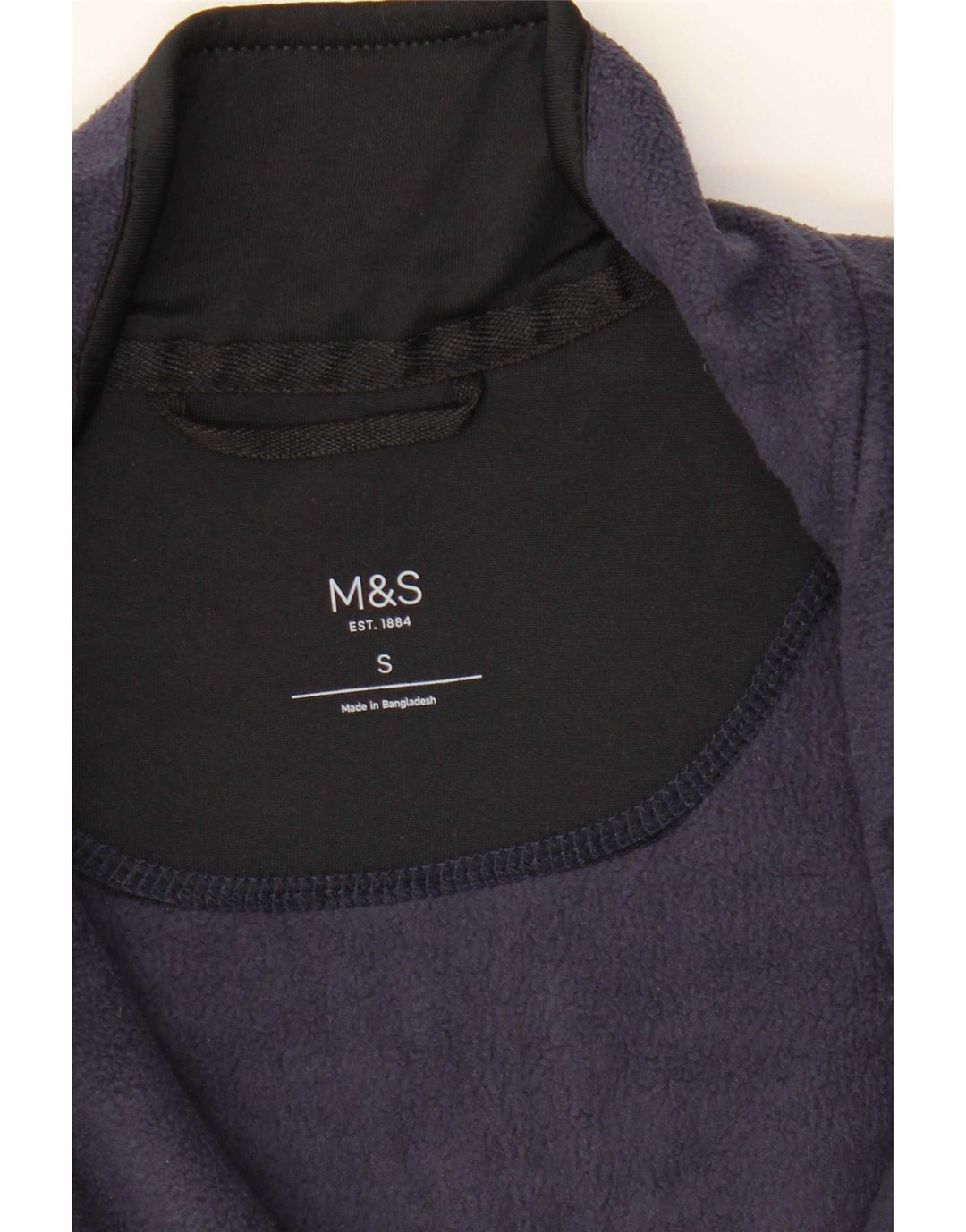 Marks & Spencer Herren Fleecejacke UK 36 Small Marineblau