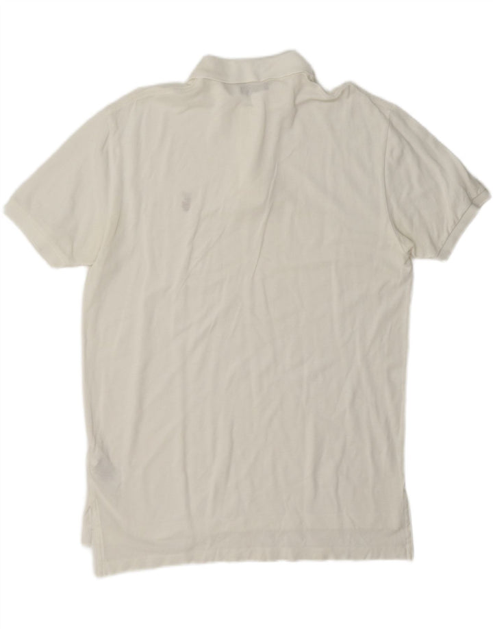 Polo Ralph Lauren Herrenhemd, groß, aus weißer Baumwolle