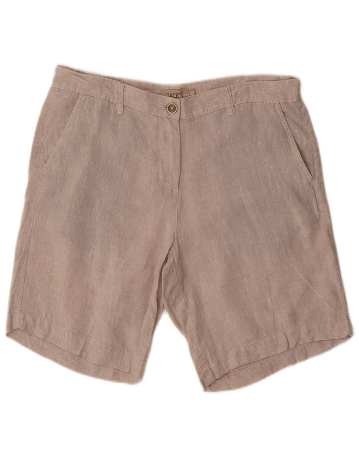 Dack's Herren-Chinoshorts US 42 Large W32 Beige Leinen