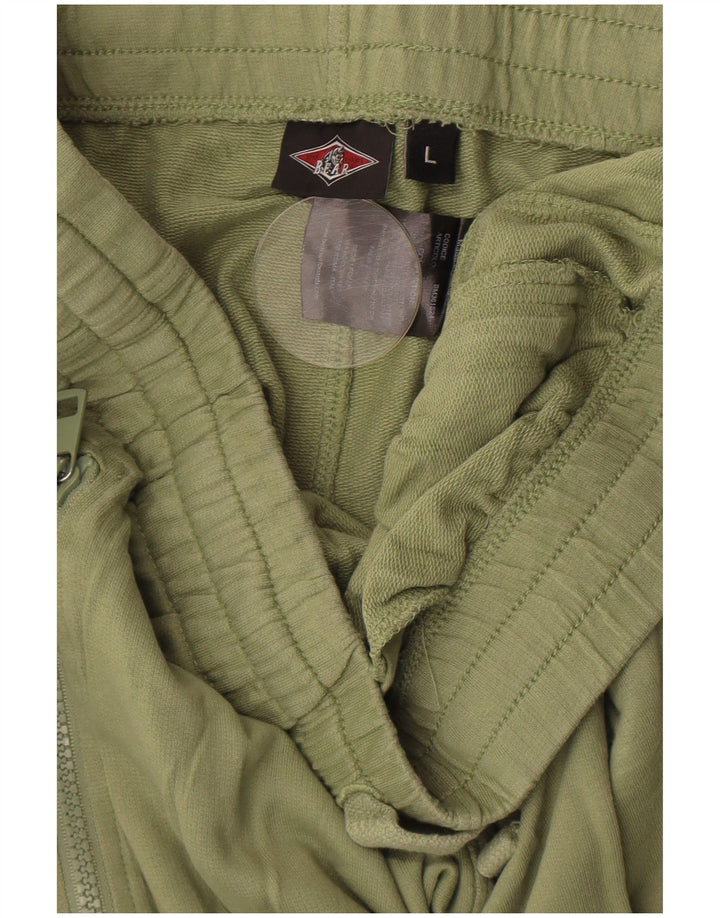 Bear Herren Cargo-Trainingshose, Jogginghose, groß, Khaki, Baumwolle