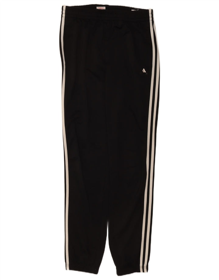 Adidas Damen Trainingshose Jogger UK 10 Small Schwarz Polyester