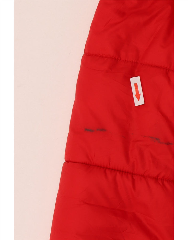 Levi's wattierte Mädchenjacke mit Kapuze, 15–16 Jahre, rotes Polyester