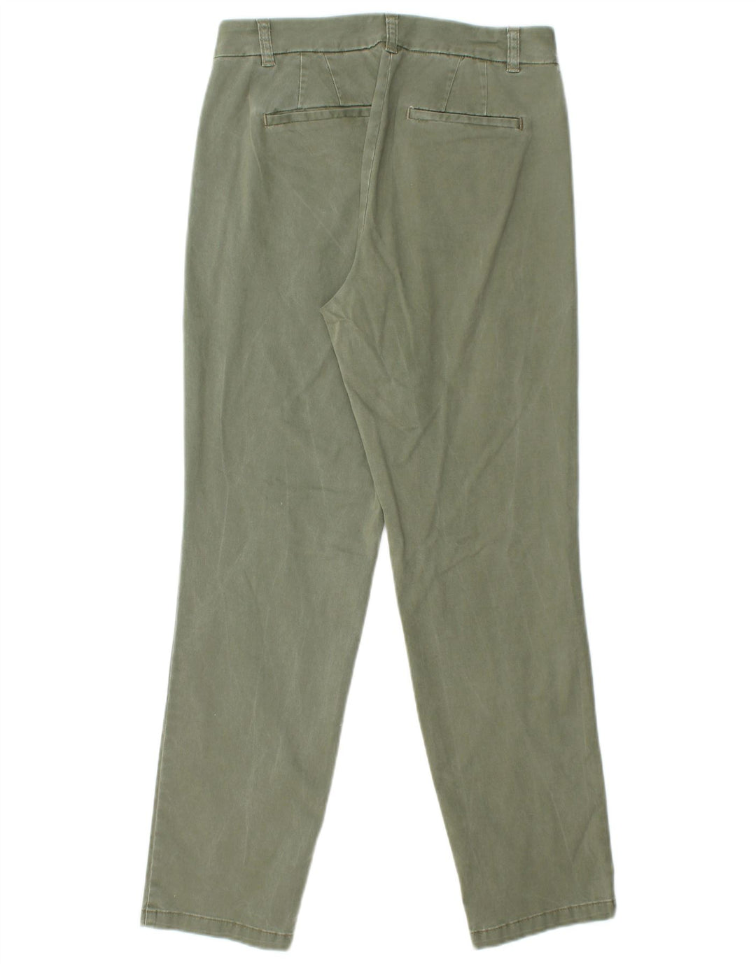 MONSOON Damen Standard Straight Chino Hose UK 12 Medium W32 L28 Khaki