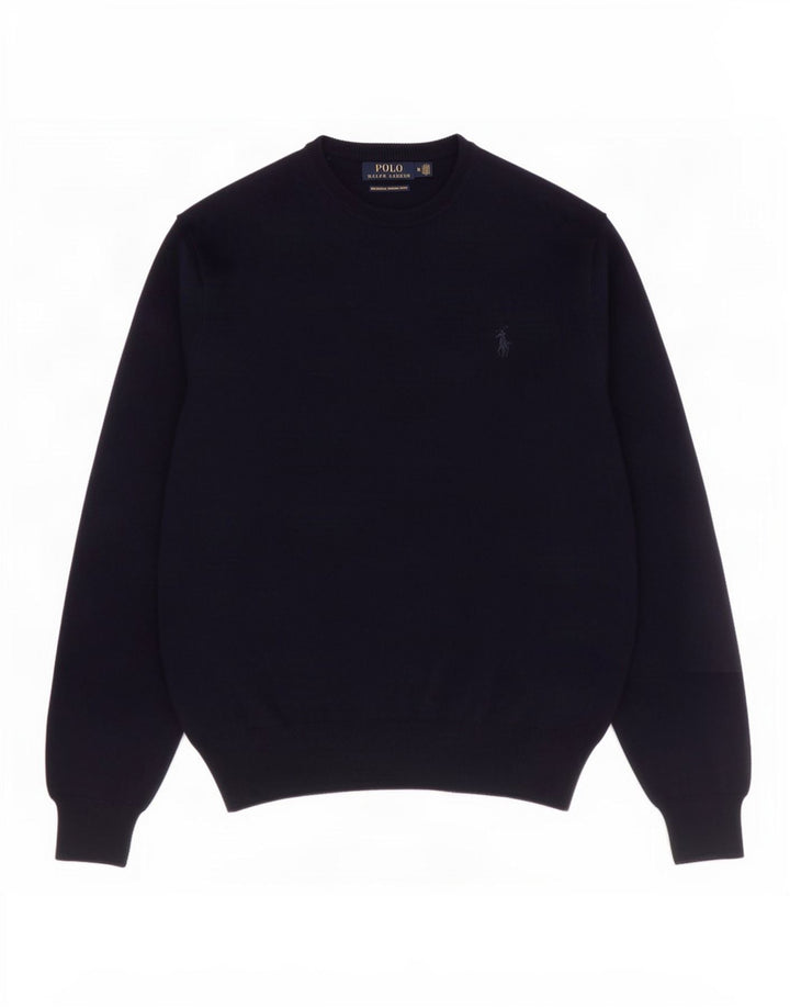 Polo Ralph Lauren Herren-Pullover mit Rundhalsausschnitt, mittleres Marineblau