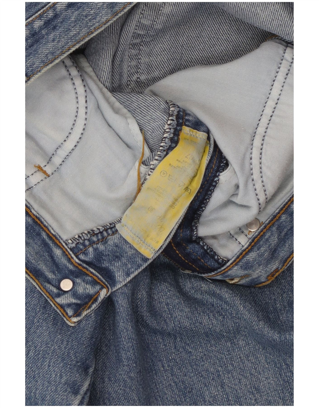 WRANGLER Herren Straight Jeans W28 L30 Blaue Baumwolle