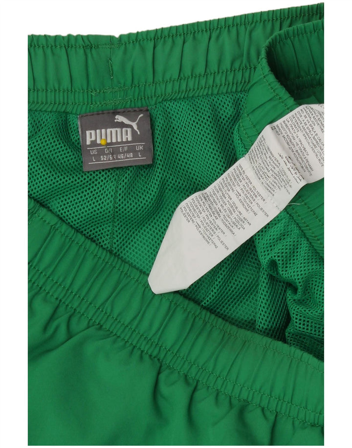 Puma Herren-Sportshorts, groß, grün, Polyester, Sport