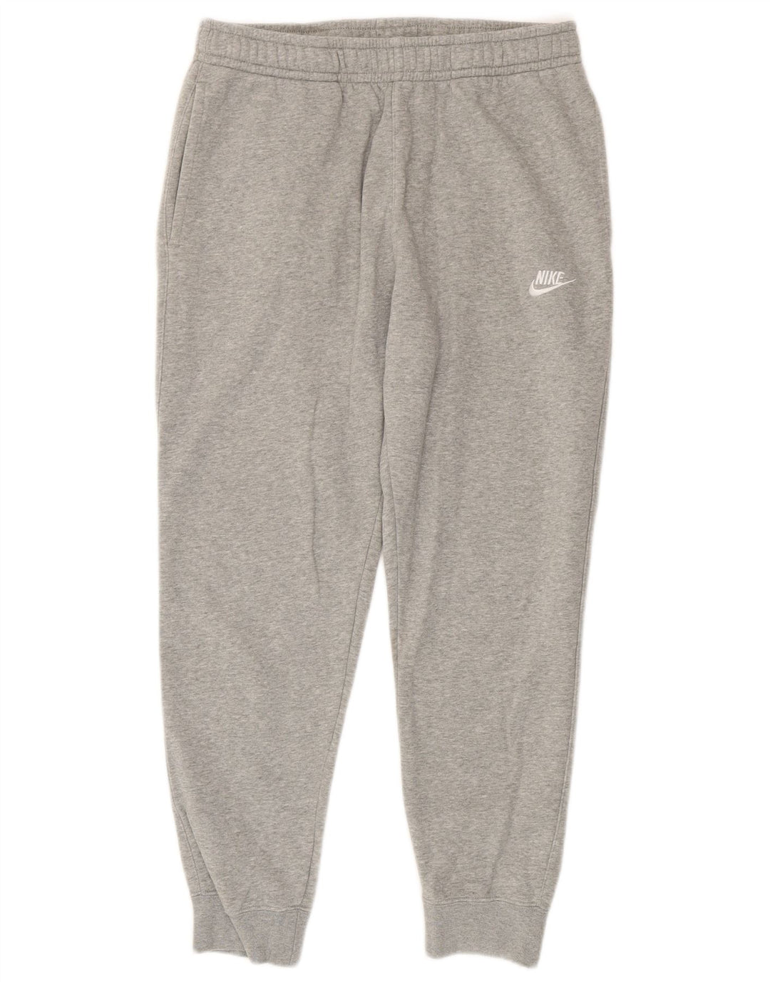 NIKE Herren-Trainingshose, Jogginghose, mittelgrau gefleckte Baumwolle