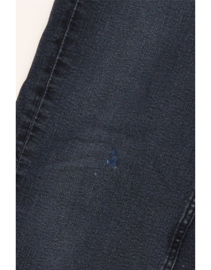 Marks & Spencer Damen Straight Jeans UK 10 Small W30 L27 Marineblau