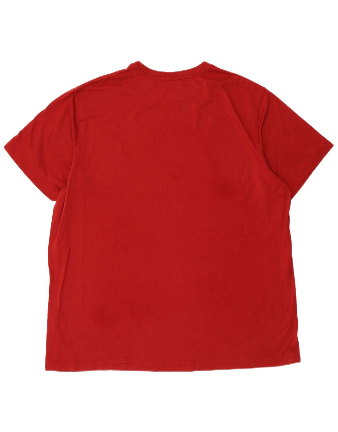 EDDIE BAUER Herren T-Shirt Top 2XL Rote Baumwolle