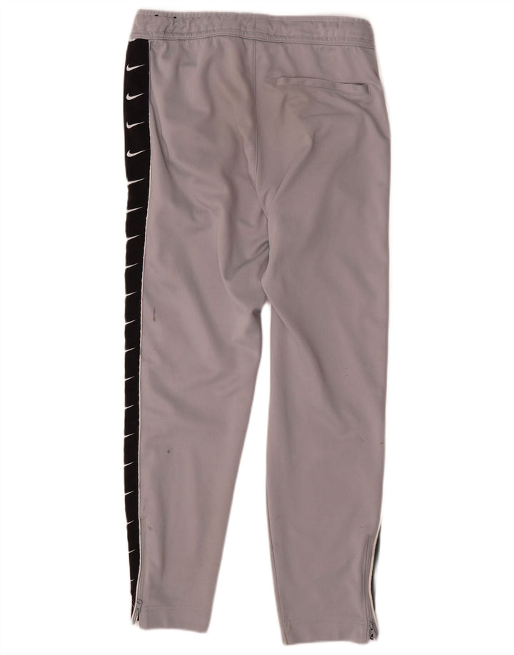 NIKE Herren-Trainingshose mit Grafik, Größe S, Grau, Farbblock-Polyester