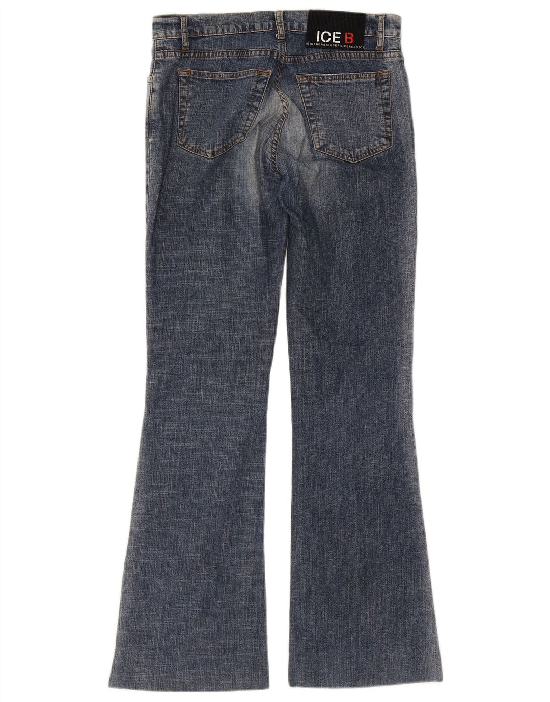 Iceberg Damen Schlagjeans W30 L30 Blau