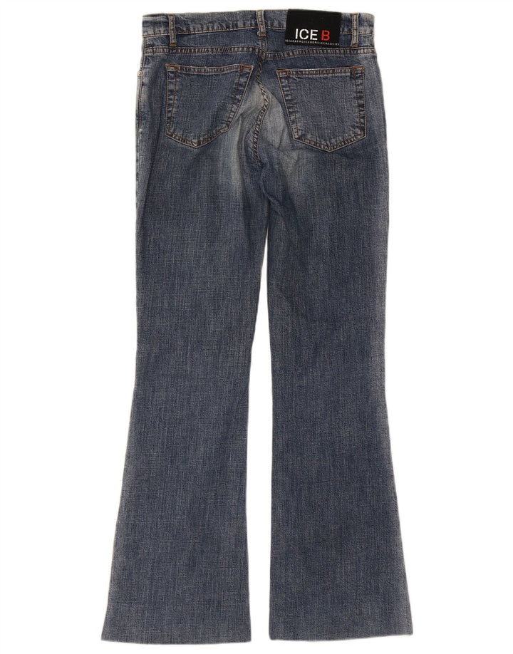 Iceberg Damen Schlagjeans W30 L30 Blau