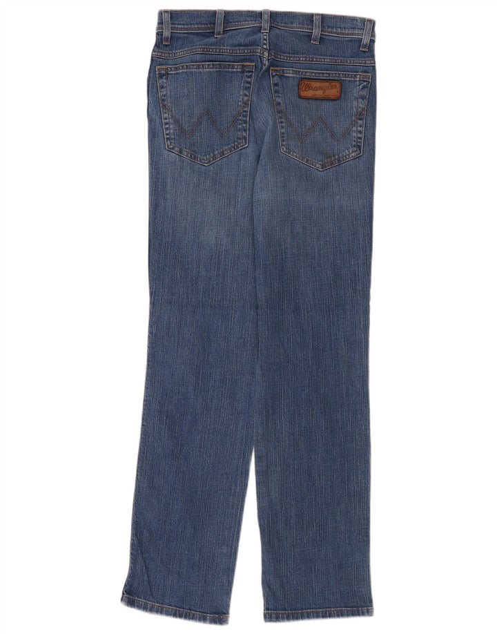 Wrangler Herren Texas Stretch Straight Jeans W30 L32 Blaue Baumwolle