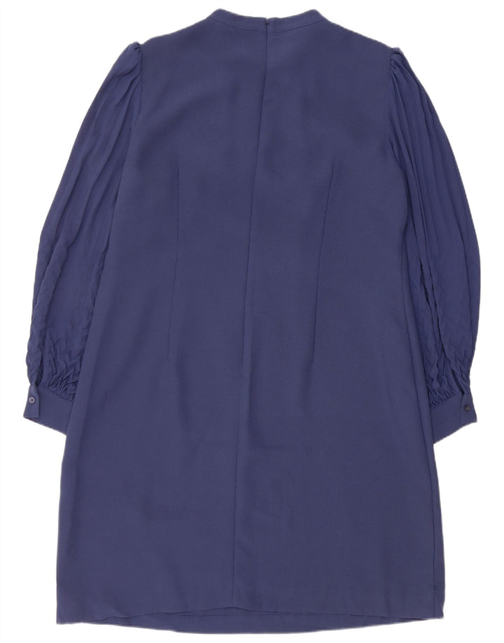 Hobbs Damen-Etuikleid mit langen Ärmeln, Gr. 46, Marineblau, Polyester