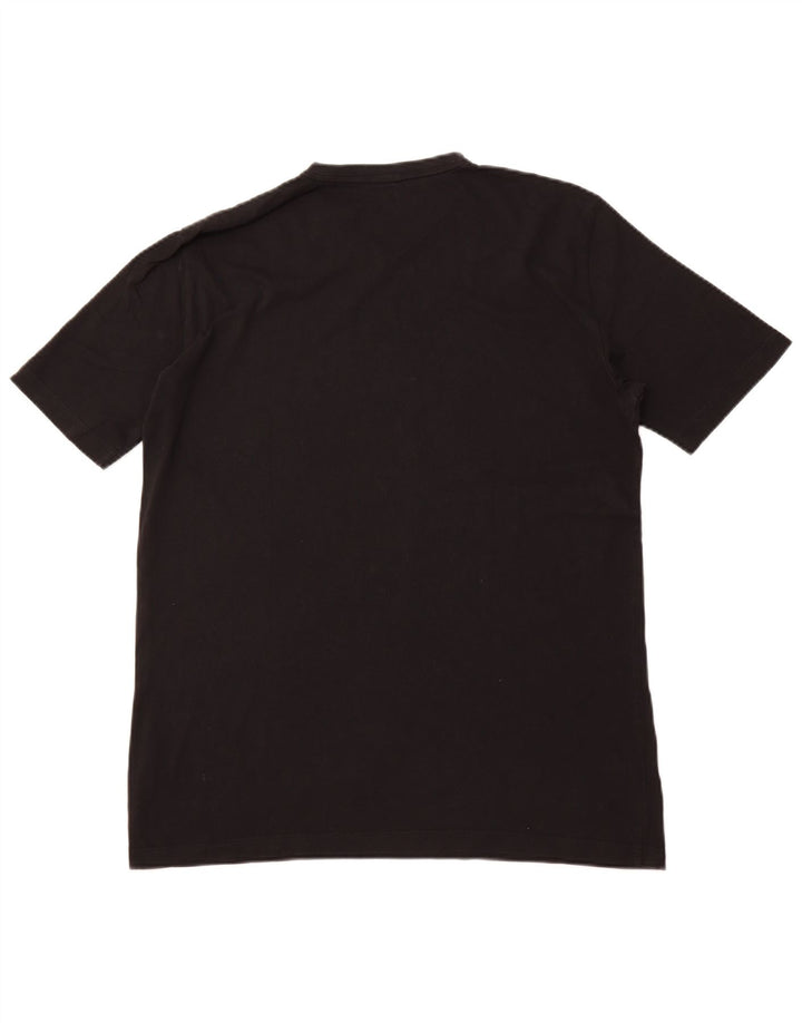 HUGO BOSS Herren T-Shirt Top Large Schwarz Baumwolle