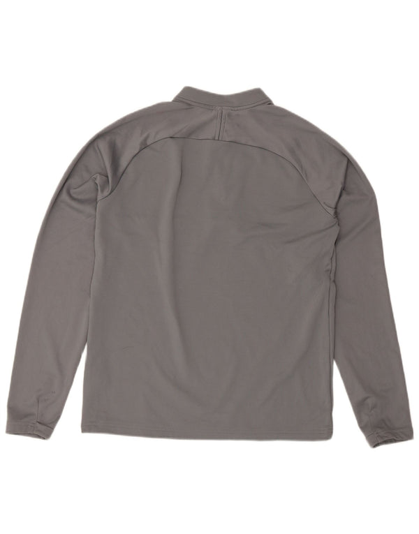 Nike Jungen Dri Fit Top Langarm 13–14 Jahre XL grau gestreift Sport