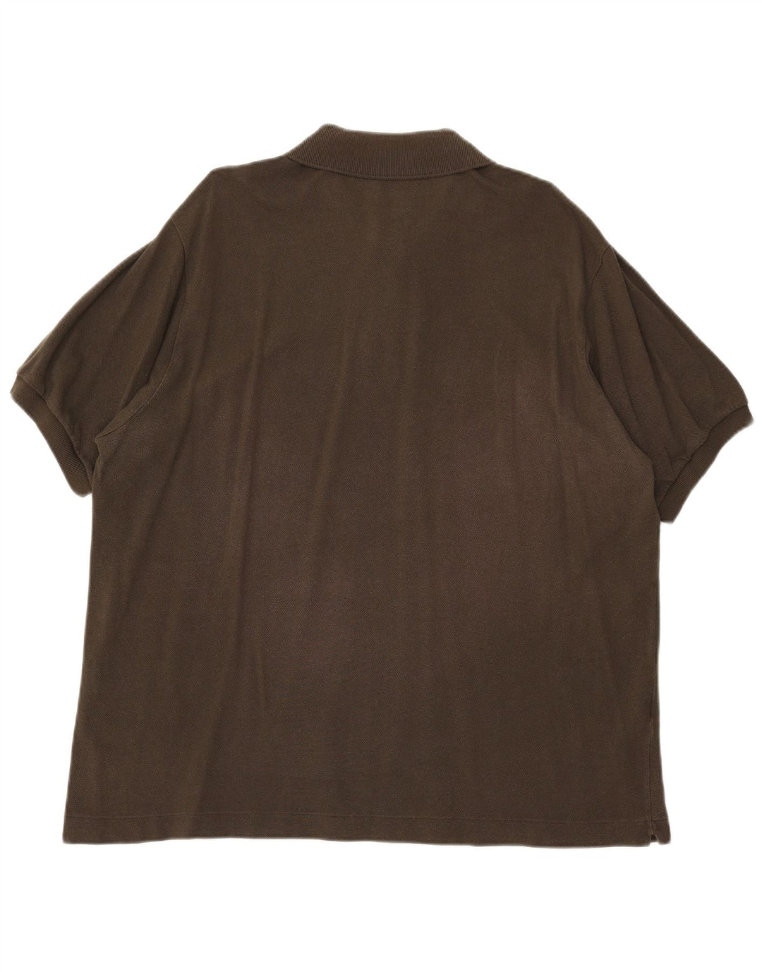 LACOSTE Herren Poloshirt Größe 7 2XL Khaki Baumwolle