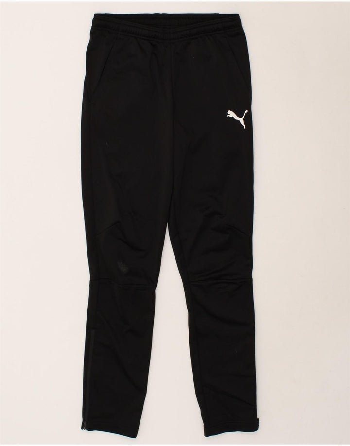 PUMA Mens Tracksuit Trousers Small Black Polyester Vintage Puma and Second-Hand Puma from Messina Hembry 