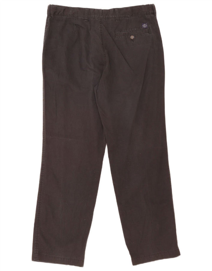 Marks & Spencer Herren-Chinohose, normal, W36, L31, schwarze Baumwolle