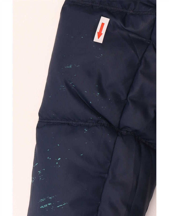 Tommy Hilfiger Herren Wattierte Jacke UK 36 Small Marineblau Polyester