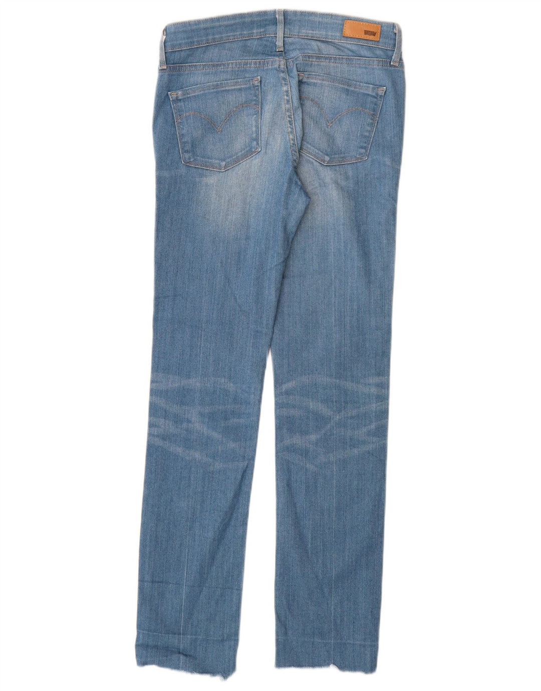 Levi's Damen Slight Curve Mid Rise Slim Jeans W25 L29 Blaue Baumwolle