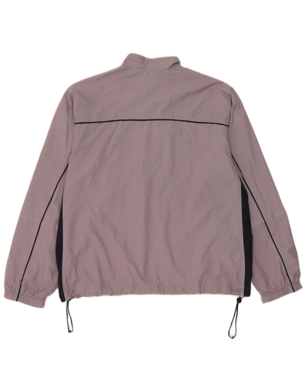 Adidas Damen-Trainingsanzug-Top-Jacke, UK 14, groß, lila, Colourblock-Polyester