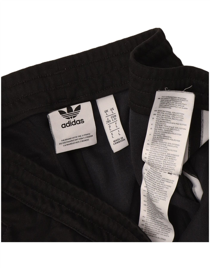 Adidas Herren-Trainingshose, große schwarze Baumwolle