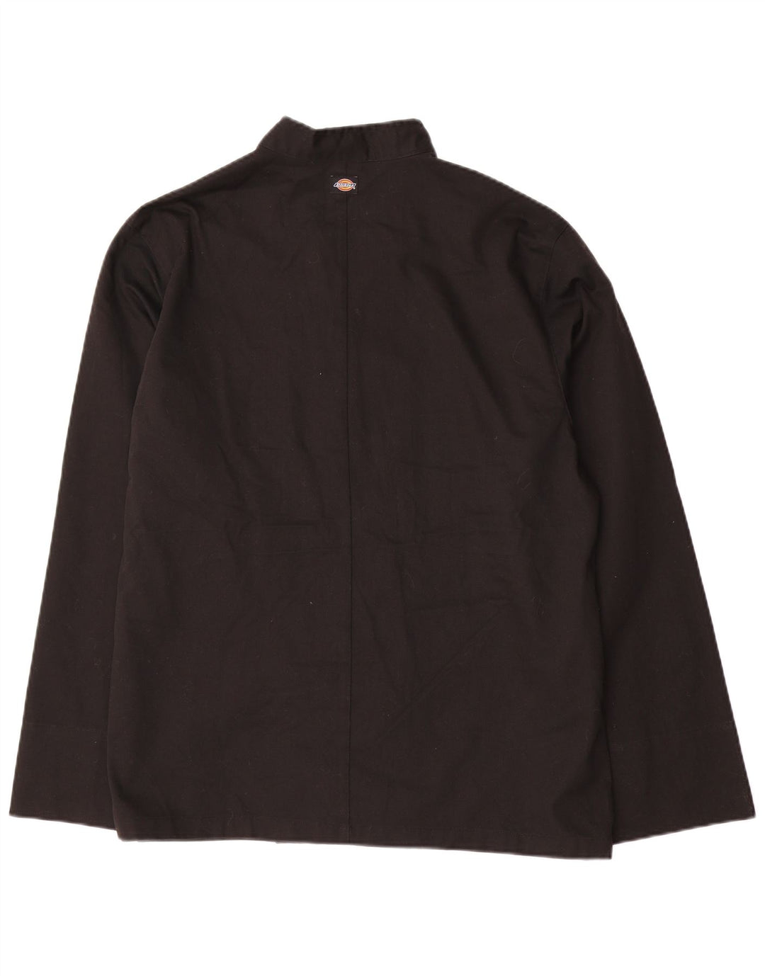 Dickies Damen Zweireihige Jacke UK 14 Mittelschwarze Baumwolle