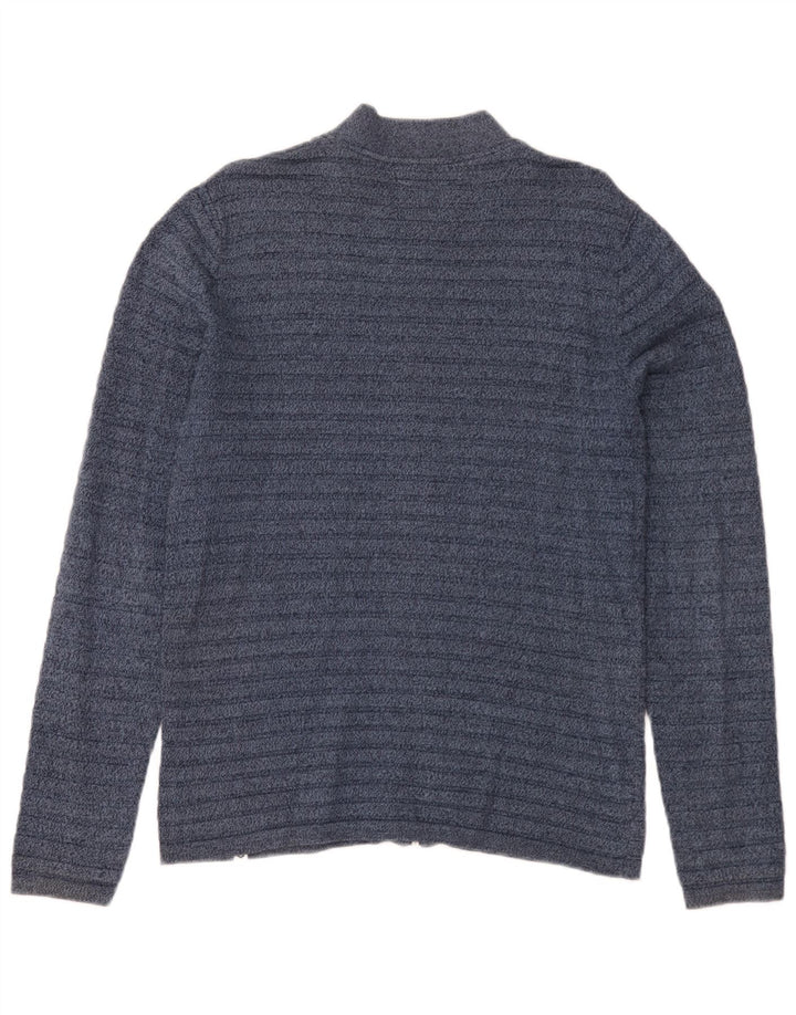 Jack & Jones Herren-Strickjacke, klein, marineblau gestreift