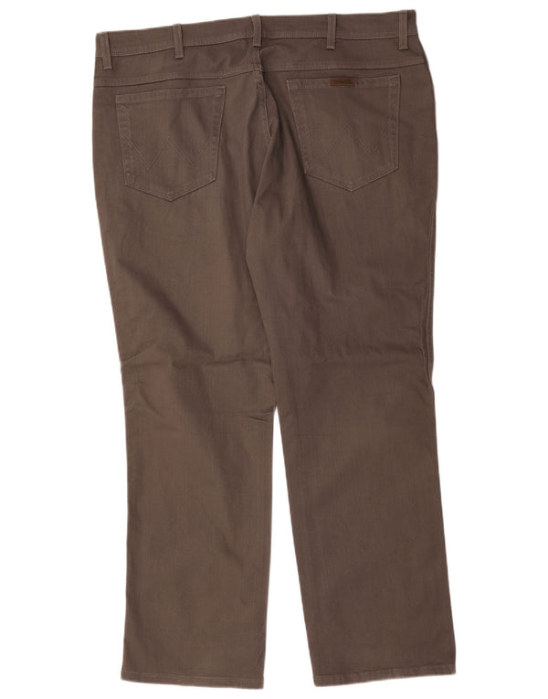 Wrangler Herren-Freizeithose mit normaler Passform, W42, L30, graue Baumwolle