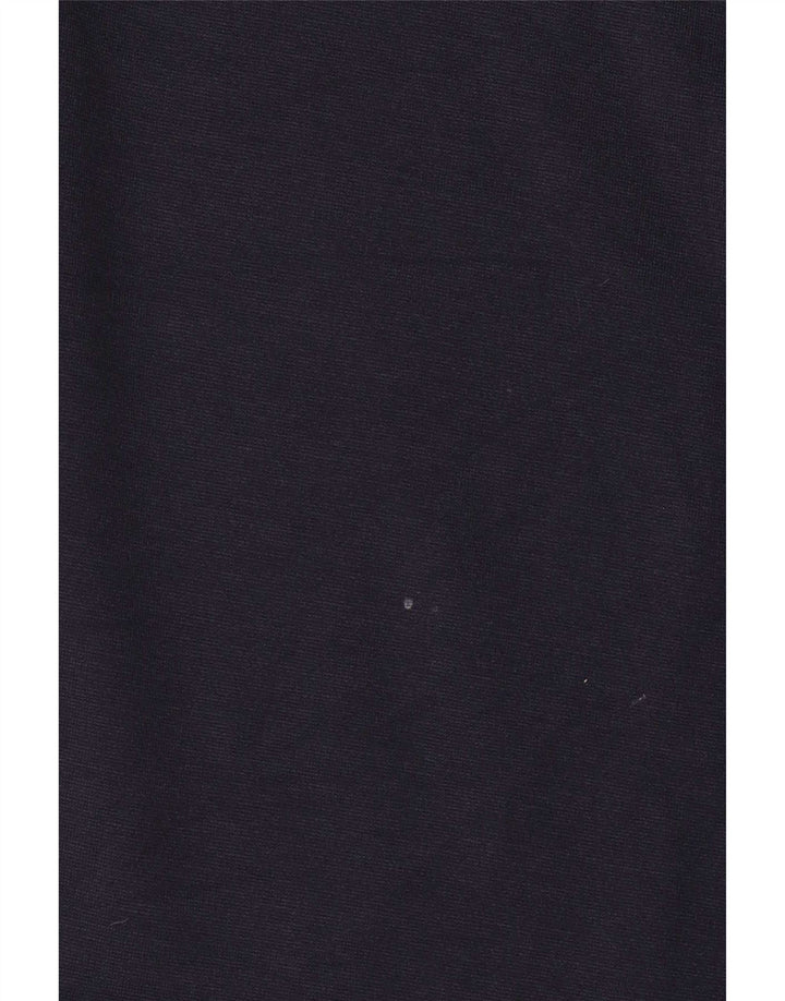 Benetton Damen Top Langarm UK 10 Small Marineblau