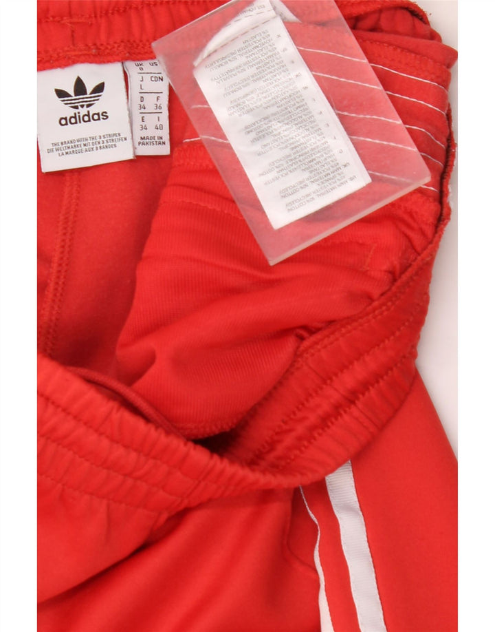 ADIDAS Damen-Trainingshose, UK-Größe 8, Größe S, rote Baumwolle