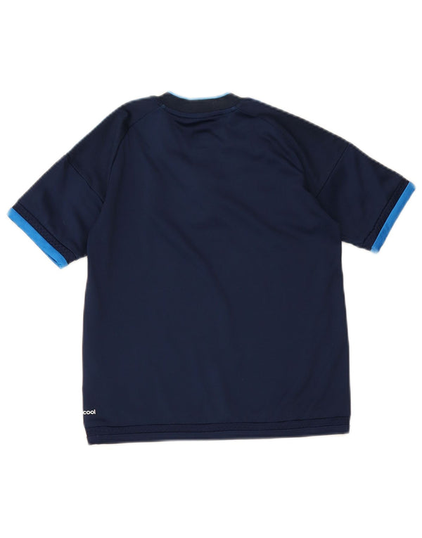 Adidas Jungen Real Madrid Grafik T-Shirt Top 9–10 Jahre Marineblau Polyester